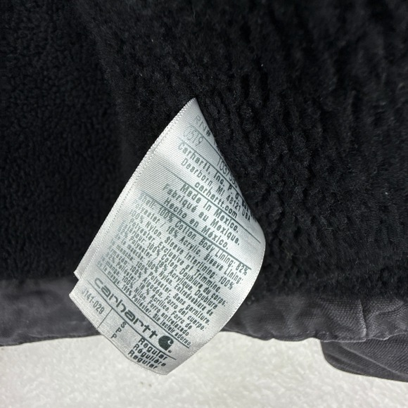 Carhartt Sierra Jacket Sherpa Lined Mens Medium J141 029 Shadow Gray - Picture 4 of 15